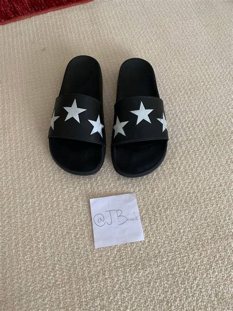 givenchy star slides|Givenchy slides for men.